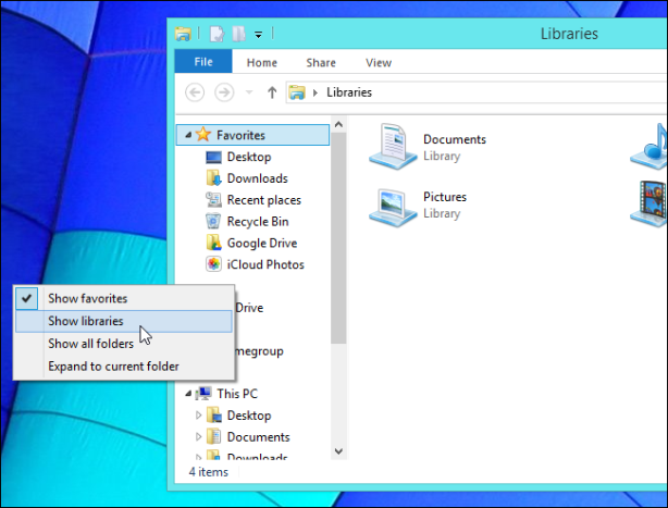 show-libraries-on-windows-8.1